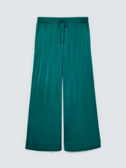 Pantaloni Wide Leg in raso di viscosa