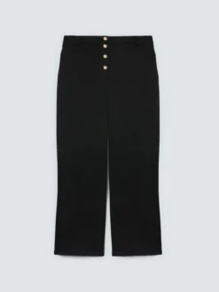 Pantaloni Wide Leg in tessuto scuba