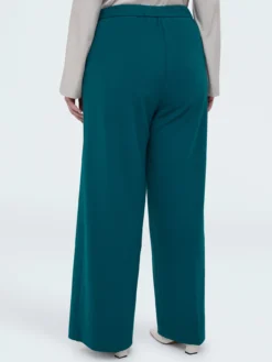 Pantaloni Wide Leg in tessuto stretch