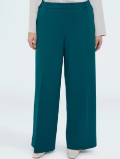 Pantaloni Wide Leg in tessuto stretch