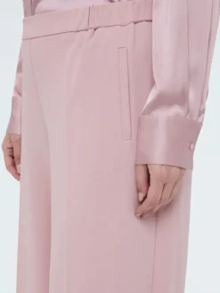 Pantaloni Wide Leg in tessuto stretch