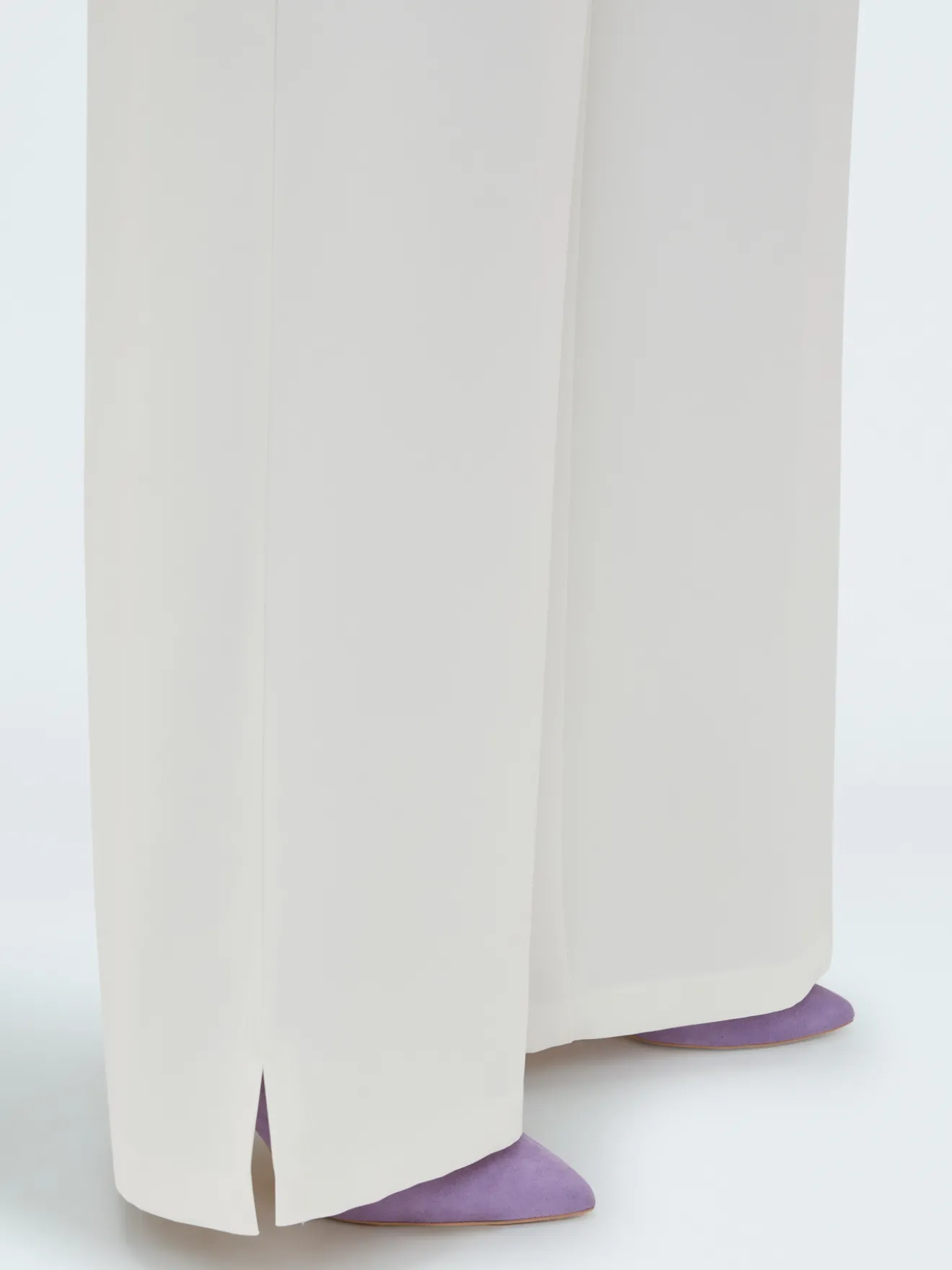 Pantaloni Wide Leg in tessuto fluido