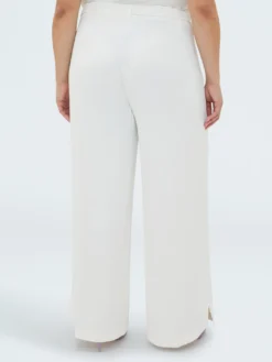 Pantaloni Wide Leg in tessuto fluido
