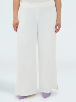 Pantaloni Wide Leg in tessuto fluido
