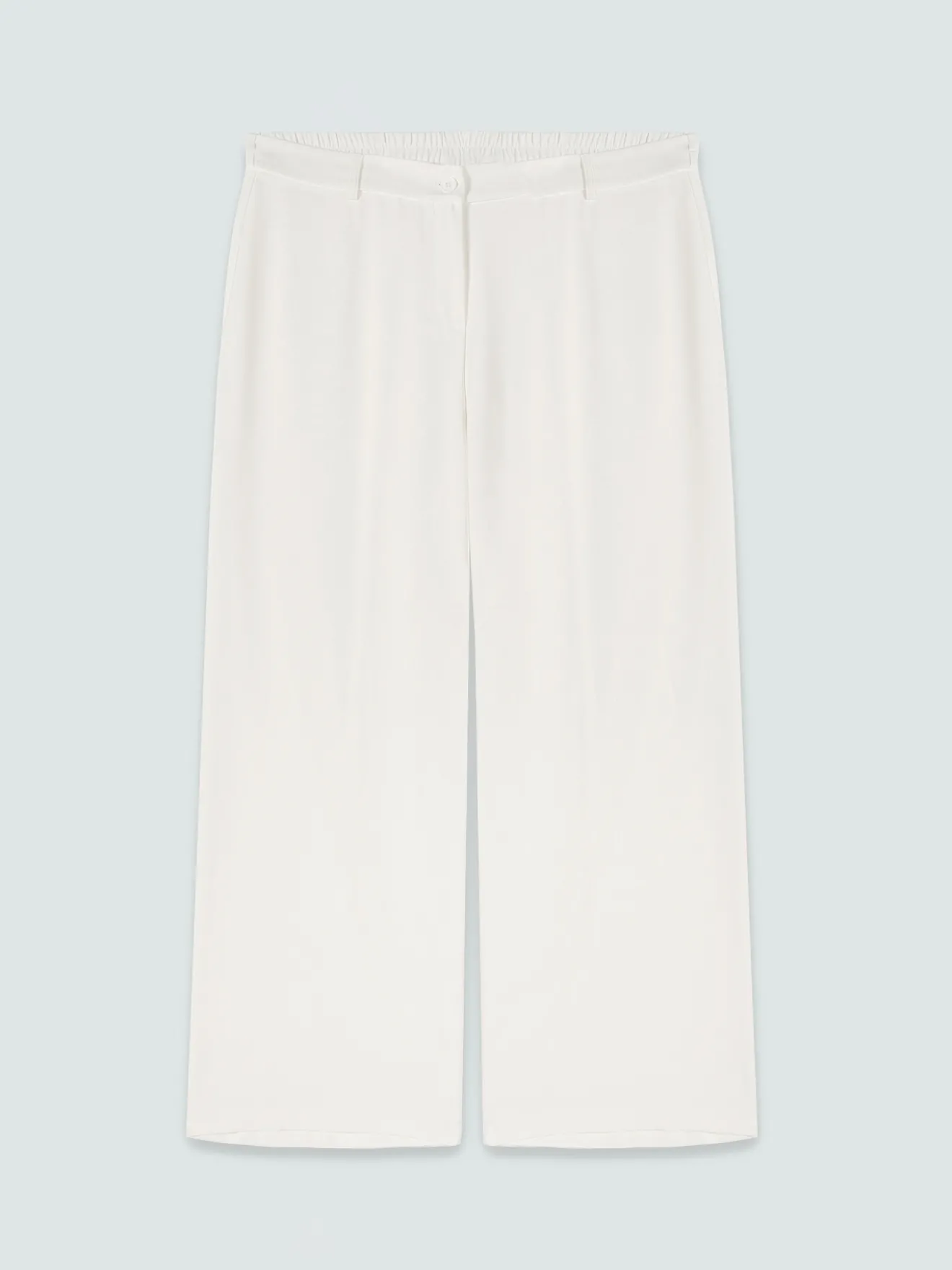 Pantaloni Wide Leg in tessuto fluido