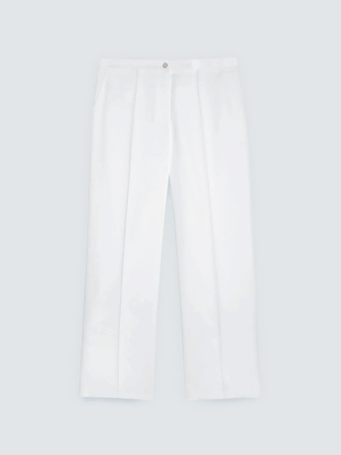 Pantaloni Wide Leg in tessuto fluido stretch