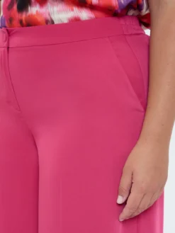 Pantaloni Wide Leg in tessuto fluido