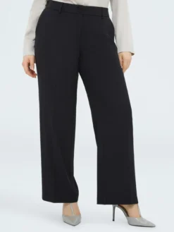 Pantaloni Wide Leg in tessuto fluido