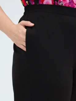Pantaloni wide leg in viscosa