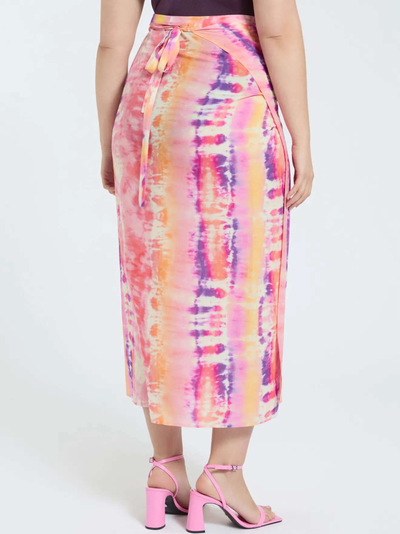 Pareo in viscosa stampa tie-dye