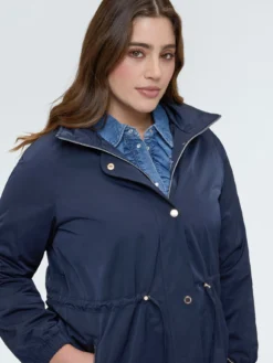 Parka lungo con cappuccio