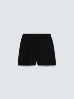Shorts in sangallo di cotone traforato