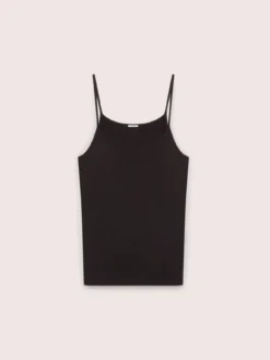 Top in jersey di viscosa con scollo a V