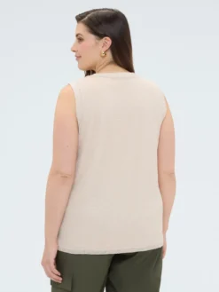 Top in jersey lurex