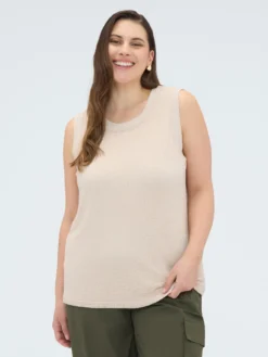 Top in jersey lurex