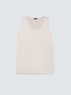 Top in raso di viscosa stretch