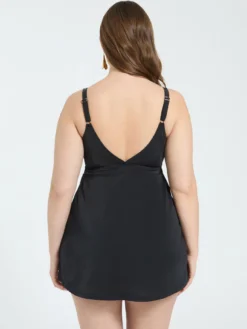 Top Tankini con stampa tropicale