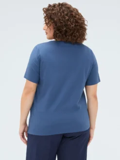 T-shirt con hotfix e dattaglio ad anello