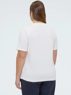 T-shirt in cotone con applicazioni luminose