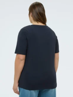 T-shirt in cotone con applicazioni luminose