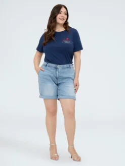 T-shirt in cotone con scritta