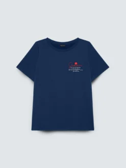 T-shirt in cotone con scritta