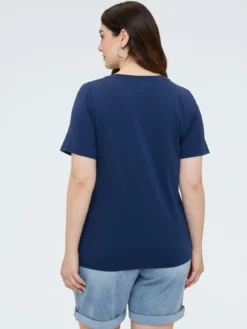 T-shirt in cotone con scritta