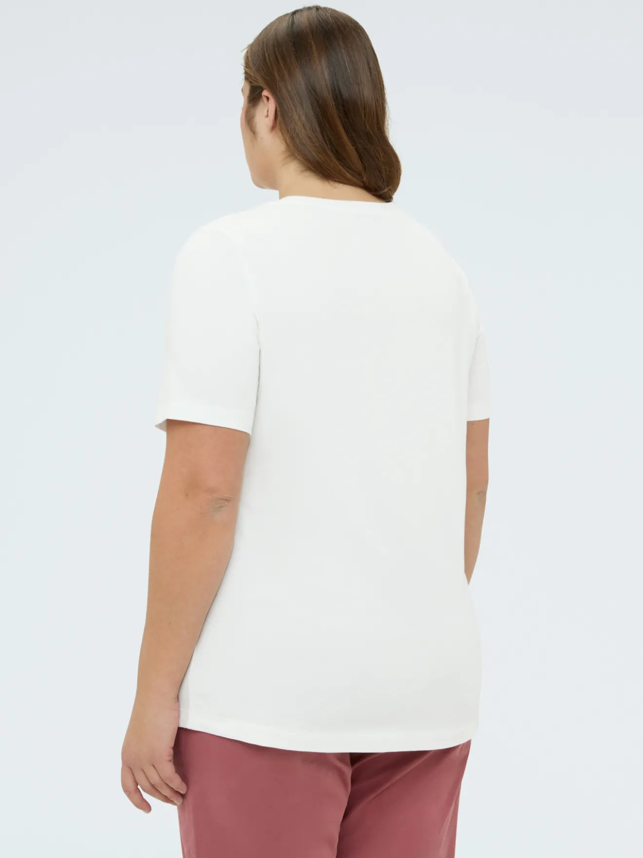 T-shirt in cotone con scritta Flower