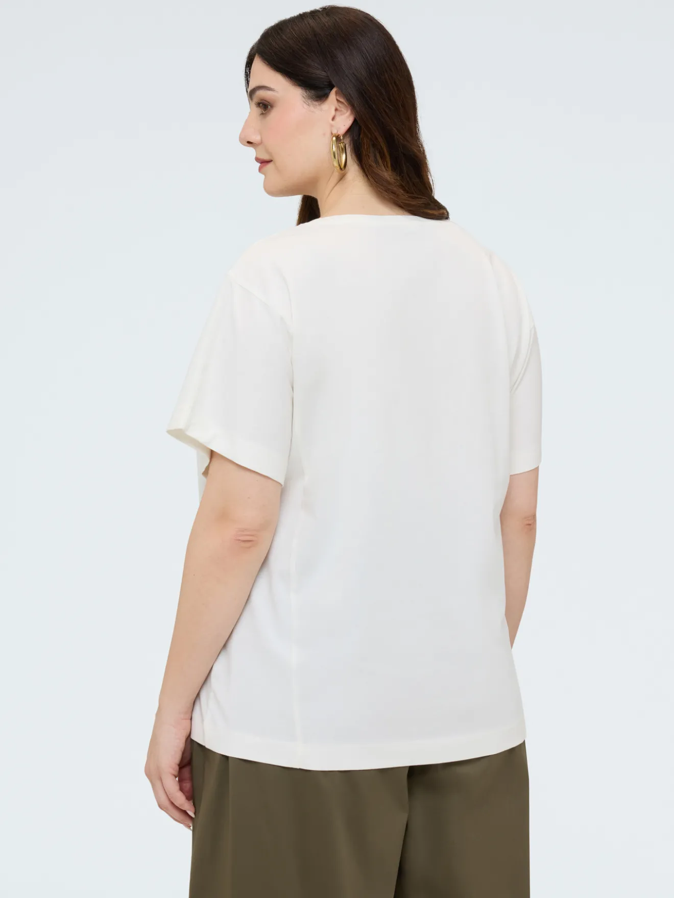 T-shirt in cotone con scritta motivazionale