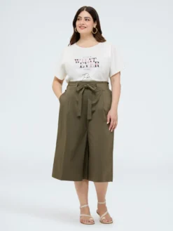T-shirt in cotone con scritta motivazionale