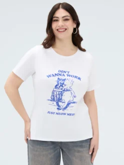 T-shirt in cotone con stampa
