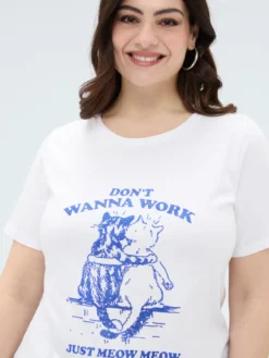 T-shirt in cotone con stampa