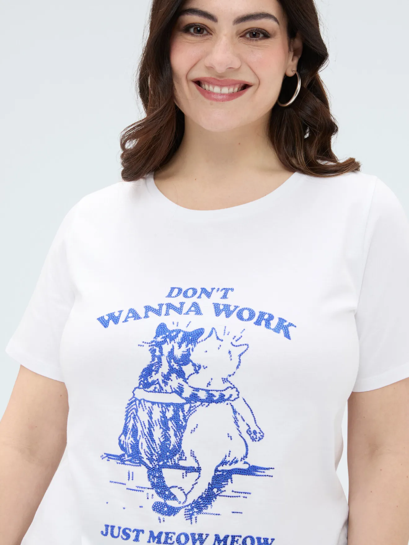 T-shirt in cotone con stampa