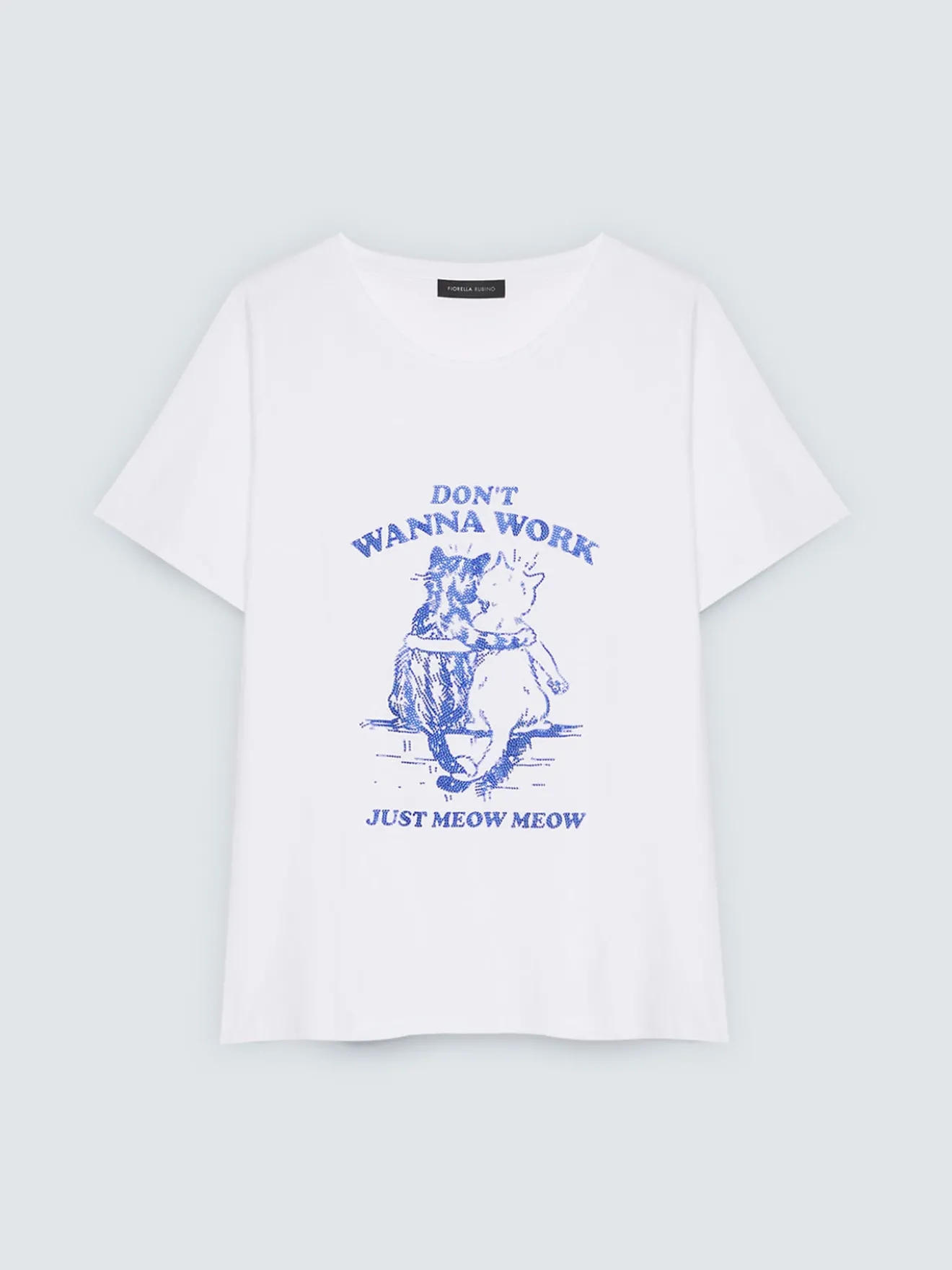 T-shirt in cotone con stampa