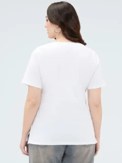 T-shirt in cotone con stampa