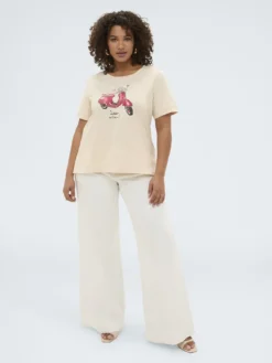 T-shirt in cotone con stampa
