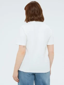 T-shirt in cotone con stampa floreale