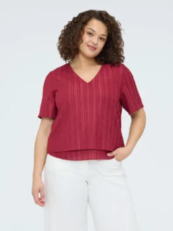 T-shirt in jersey a costine