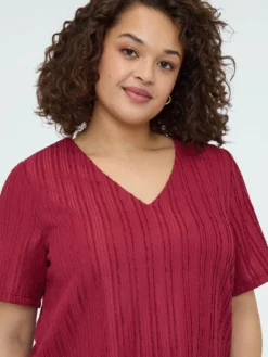 T-shirt in jersey a costine