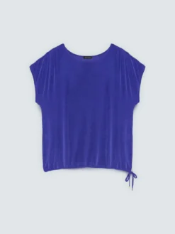 T-shirt in jersey con coulisse
