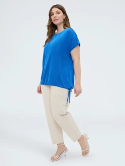 T-shirt in jersey con coulisse