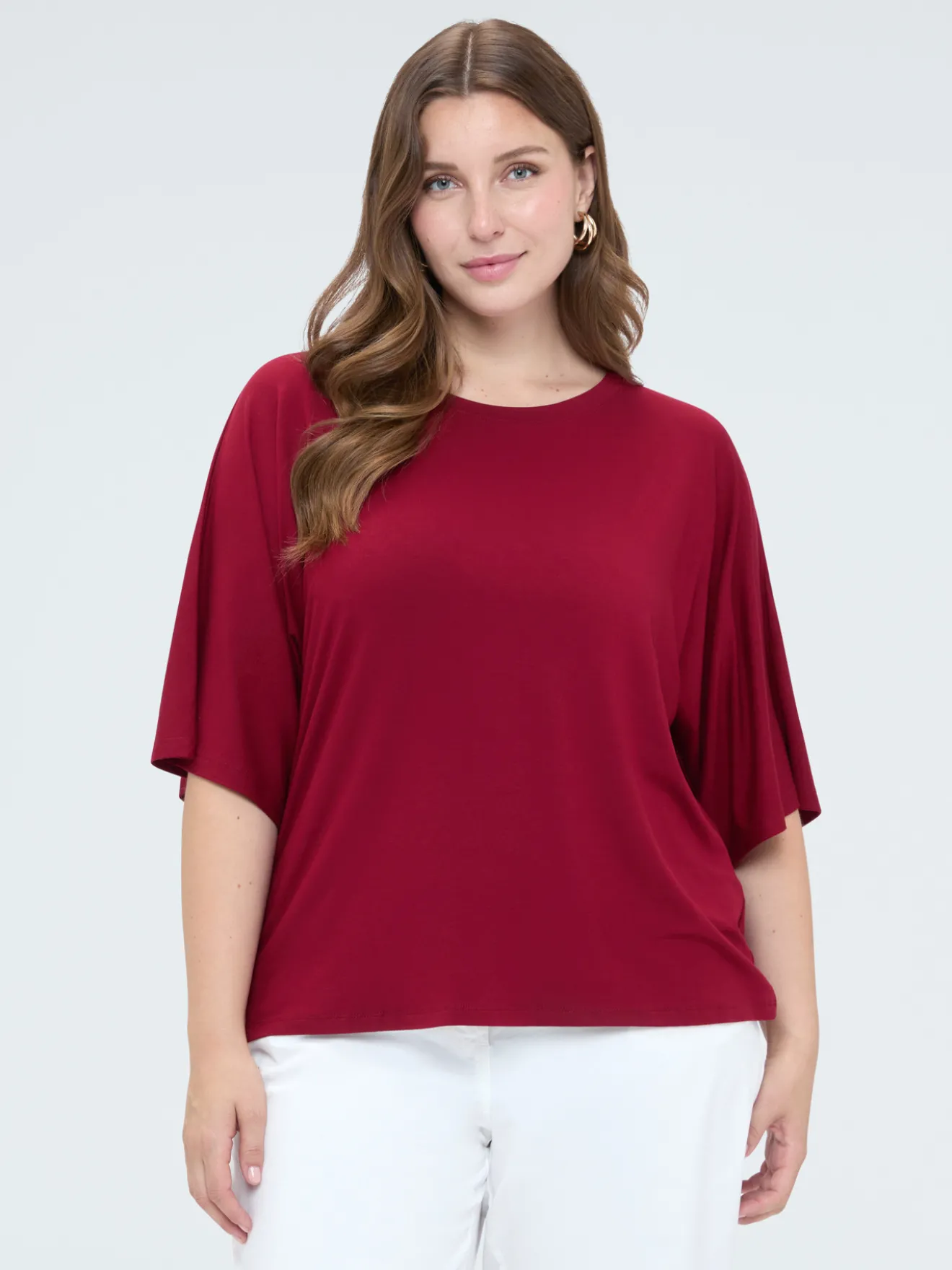 T-shirt in jersey con cut-out