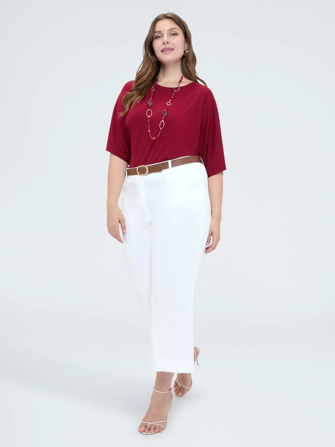 T-shirt in jersey con cut-out
