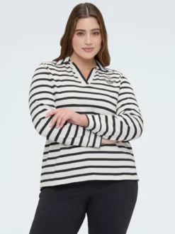 T-shirt in jersey stile marinière