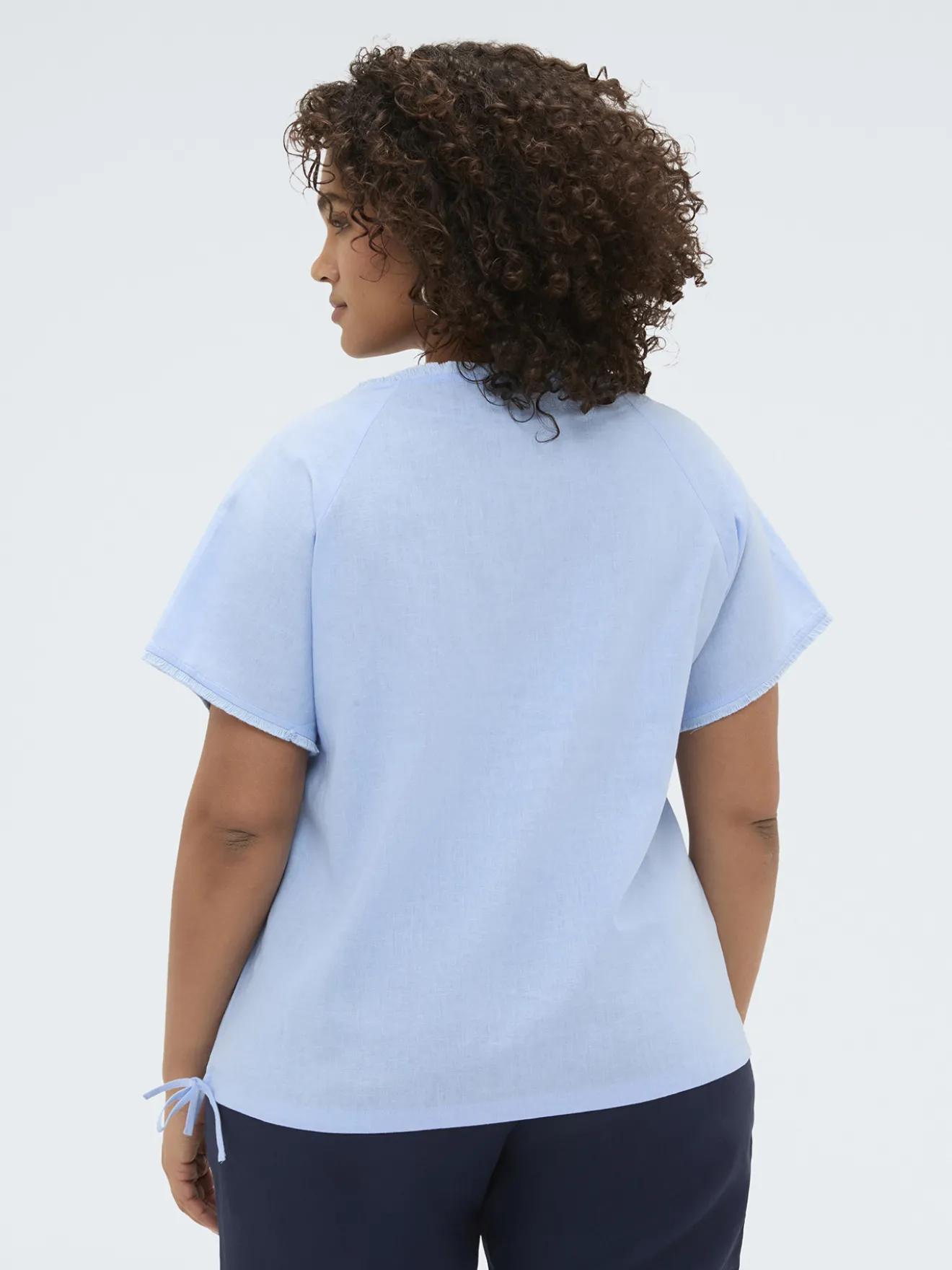 T-shirt in misto lino