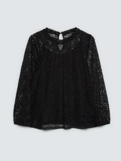 T-shirt in pizzo traforato