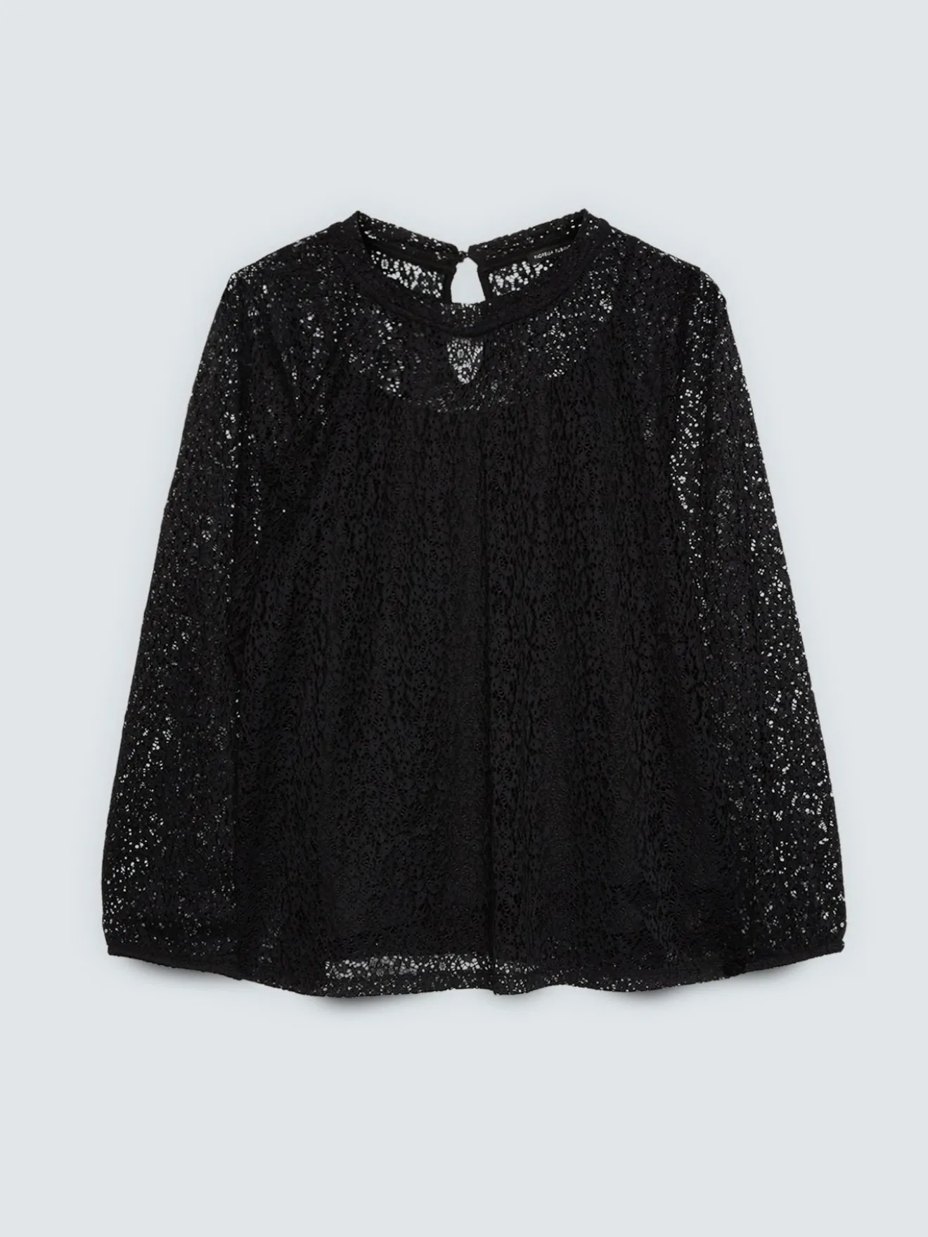 T-shirt in pizzo traforato