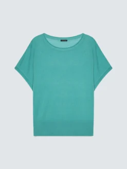 T-shirt in tencel dal fit morbido