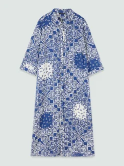Vestito chemisier stampa bandana