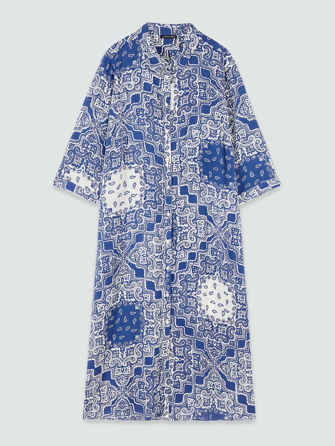 Vestito chemisier stampa bandana